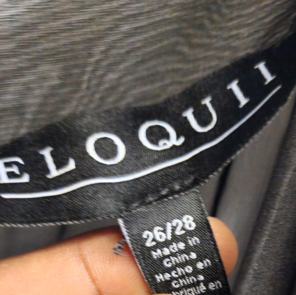 Eloquii Bolero Column Dress. New. Sz 26/28. Black - Picture 5 of 7